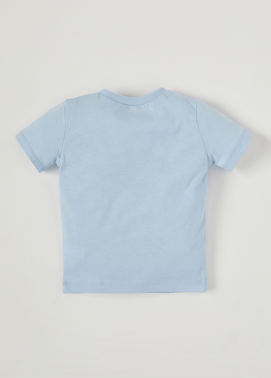Светло-голубая летняя футболка DeFacto