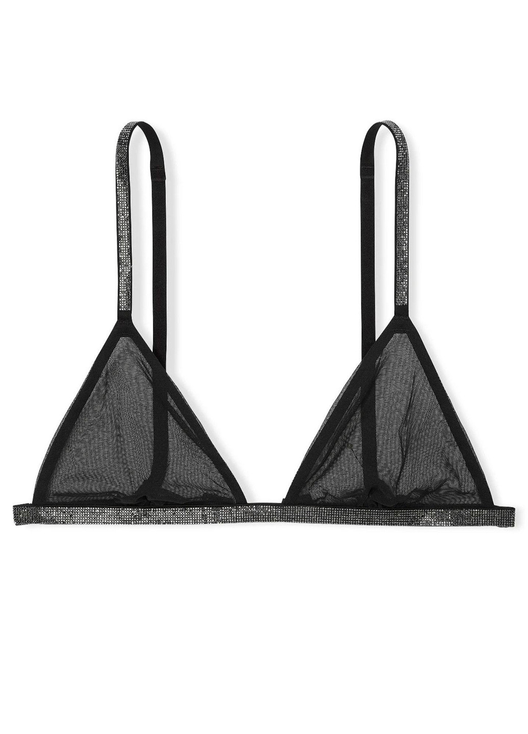 Чорний демісезонний комплект (бюстгальтер, трусики) Victoria's Secret