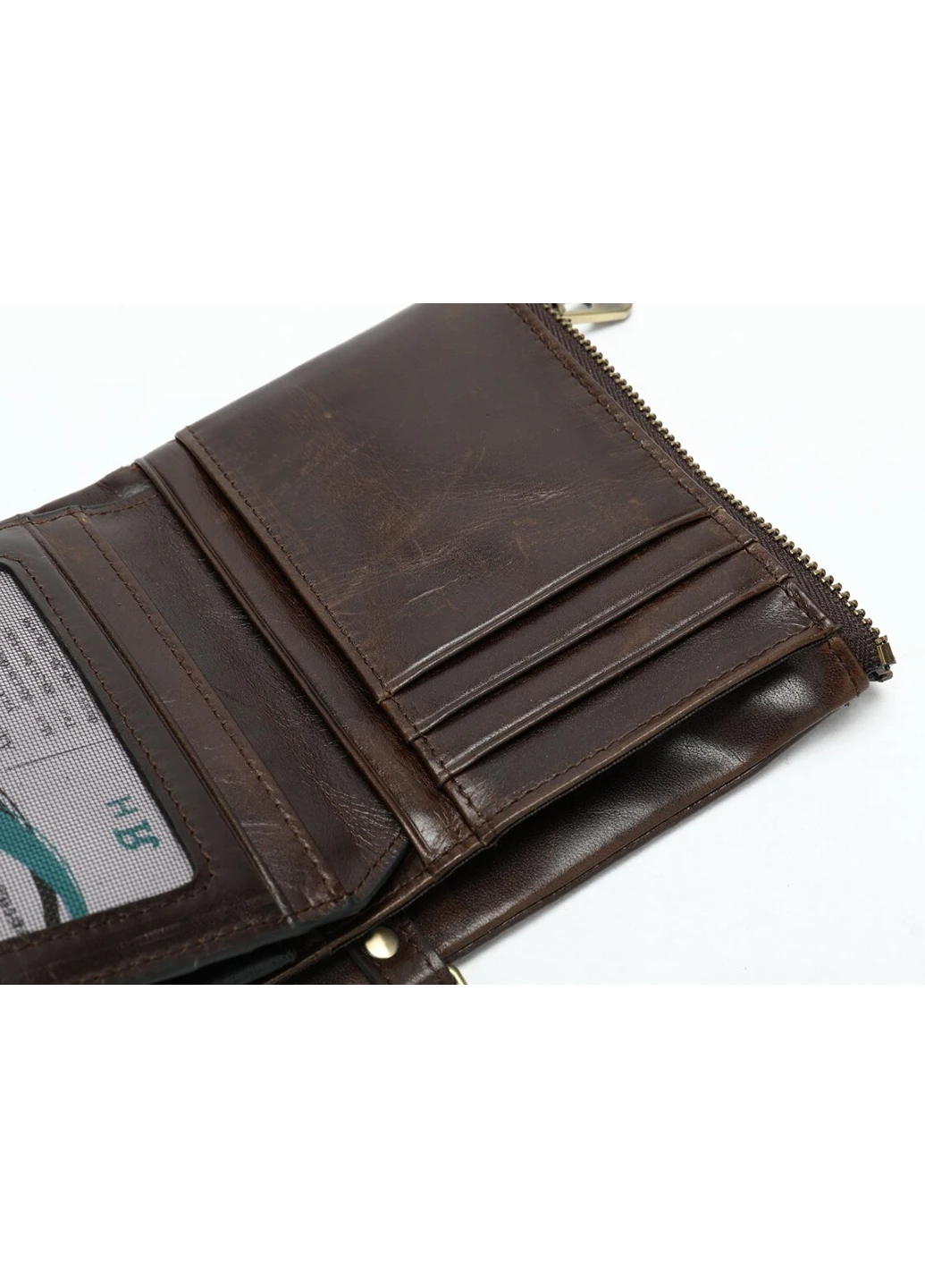 Чоловік шкіряний гаманець 8,5х12х3 см Vintage (229460266)