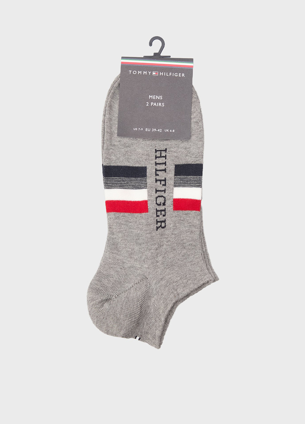 Серые носки (2 пары) Tommy Hilfiger полоска (347581752)