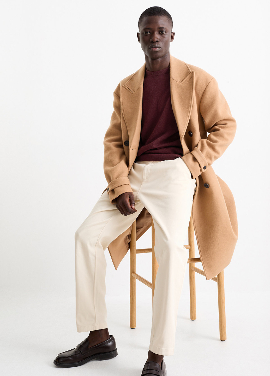 Бордовый демисезонный джемпер джемпер C&A