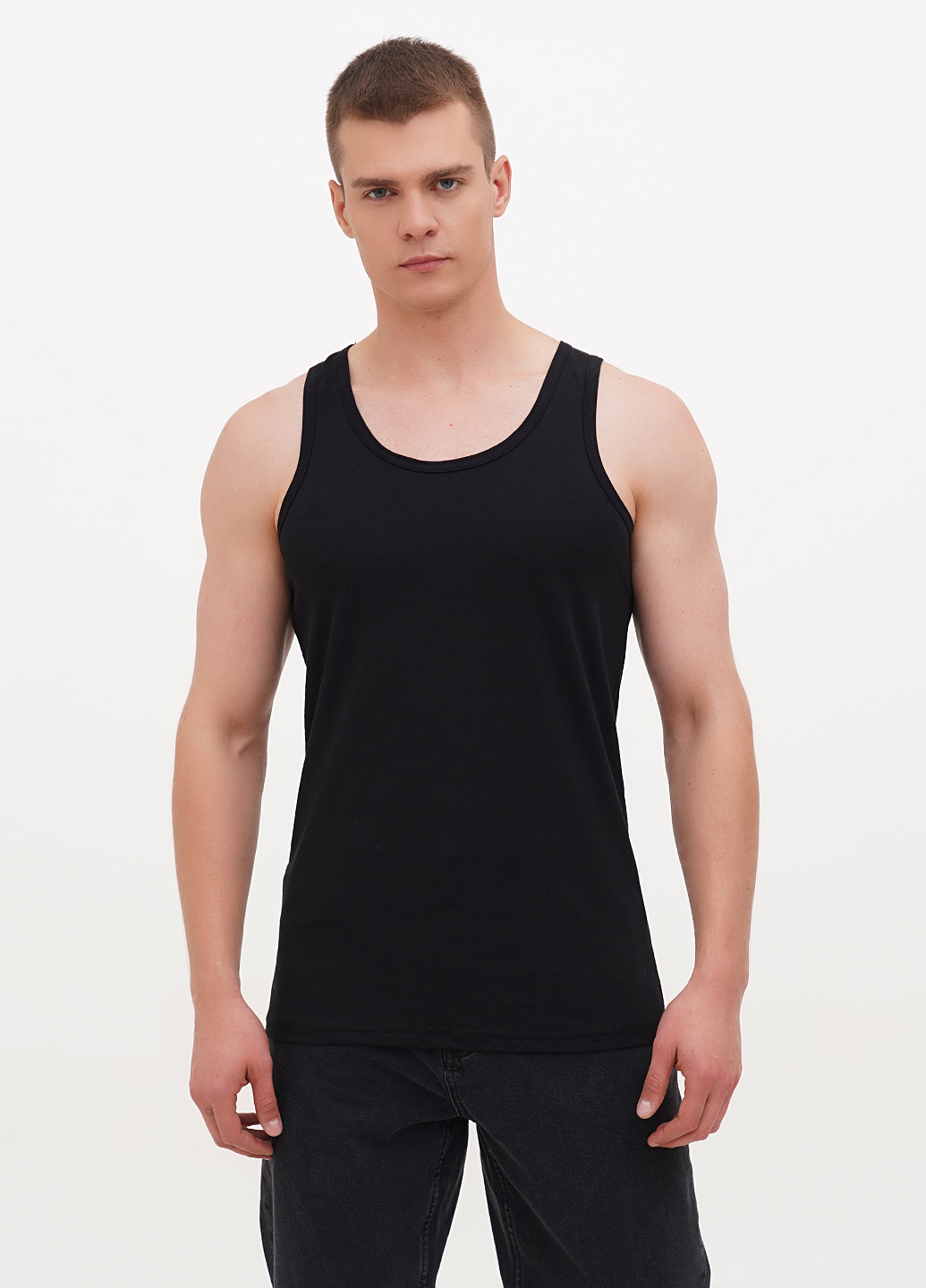 Набор из двух мужских маек черного и белого цвета KASTA design (263141760)