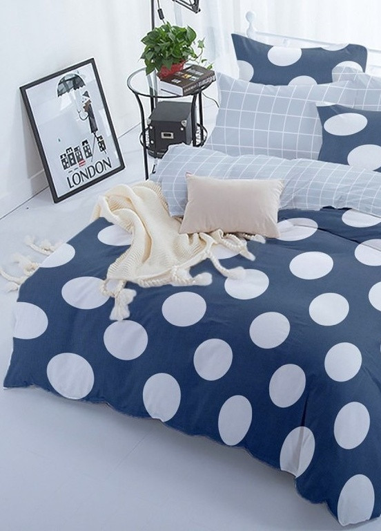 Постільна білизна сімейне Circle 2-00882-06401 ранфорс 150х215 см ТЕП (223456410)