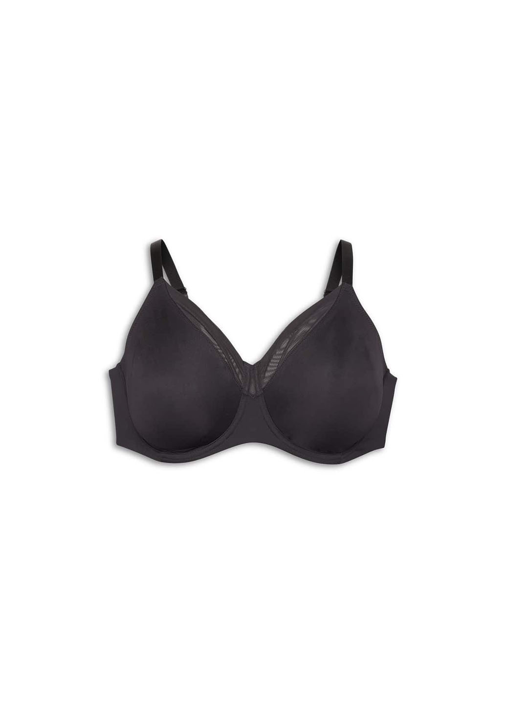 Чёрный минимайзер бюстгальтер C&A с косточками нейлон