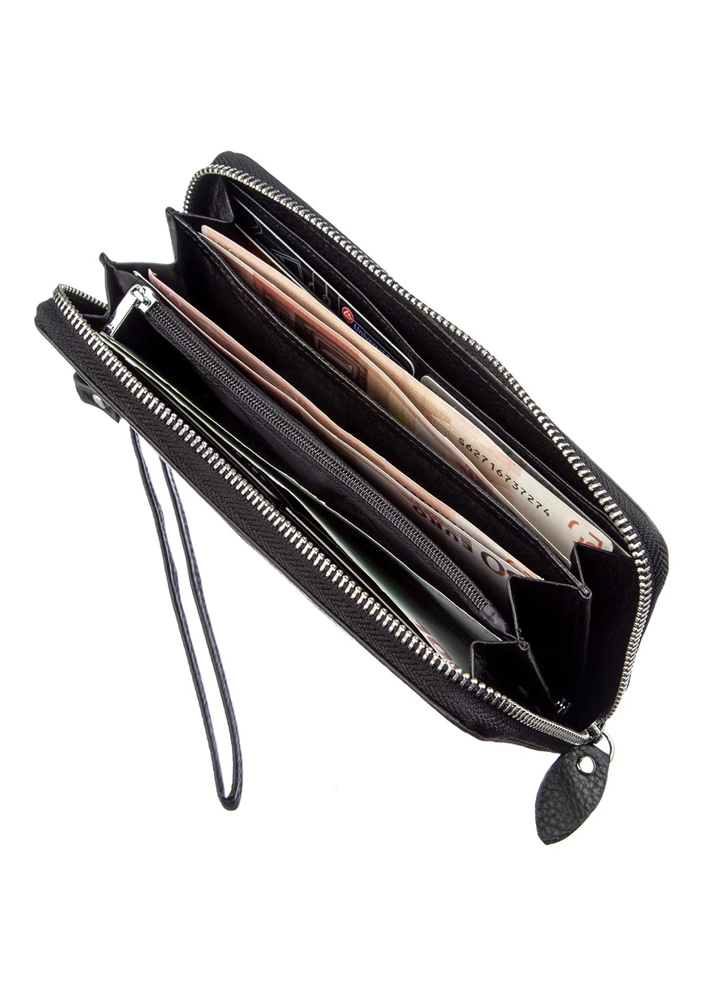 Женский кожаный кошелек-клатч 9х18,5 см st leather (229460523)