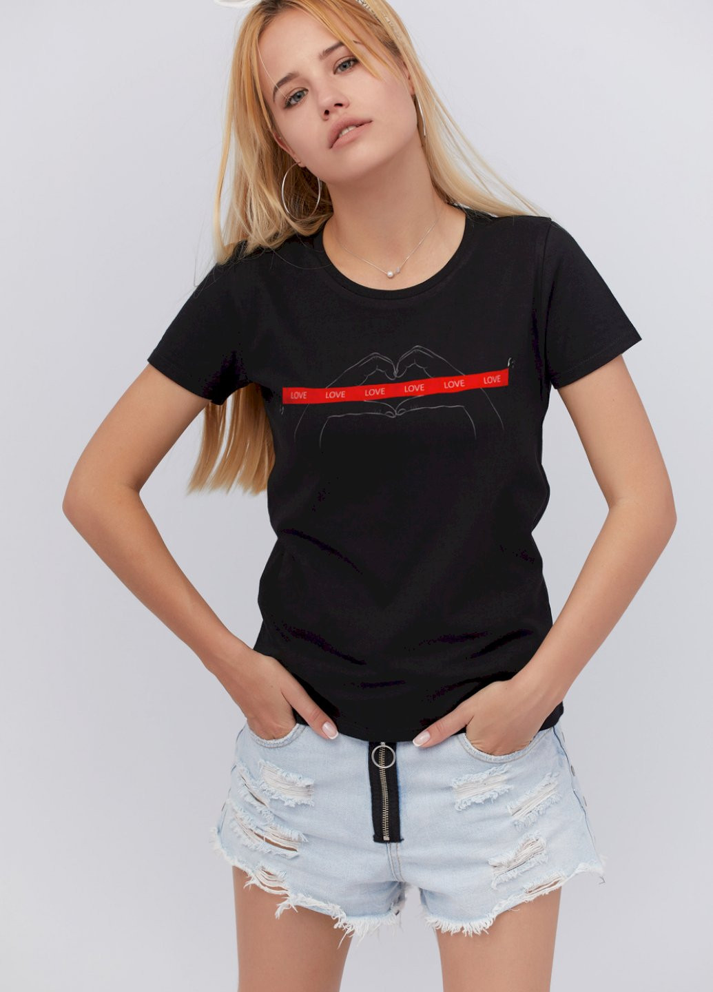 Футболка Basic / дихаючий принт / YAPPI - (252386649)