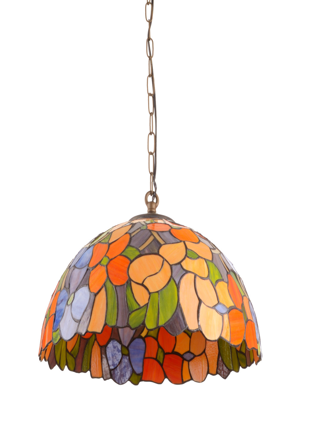 Підвісна люстра Тіффані на дві лампи BR-646S/16-2 E27 Brille (242444953)