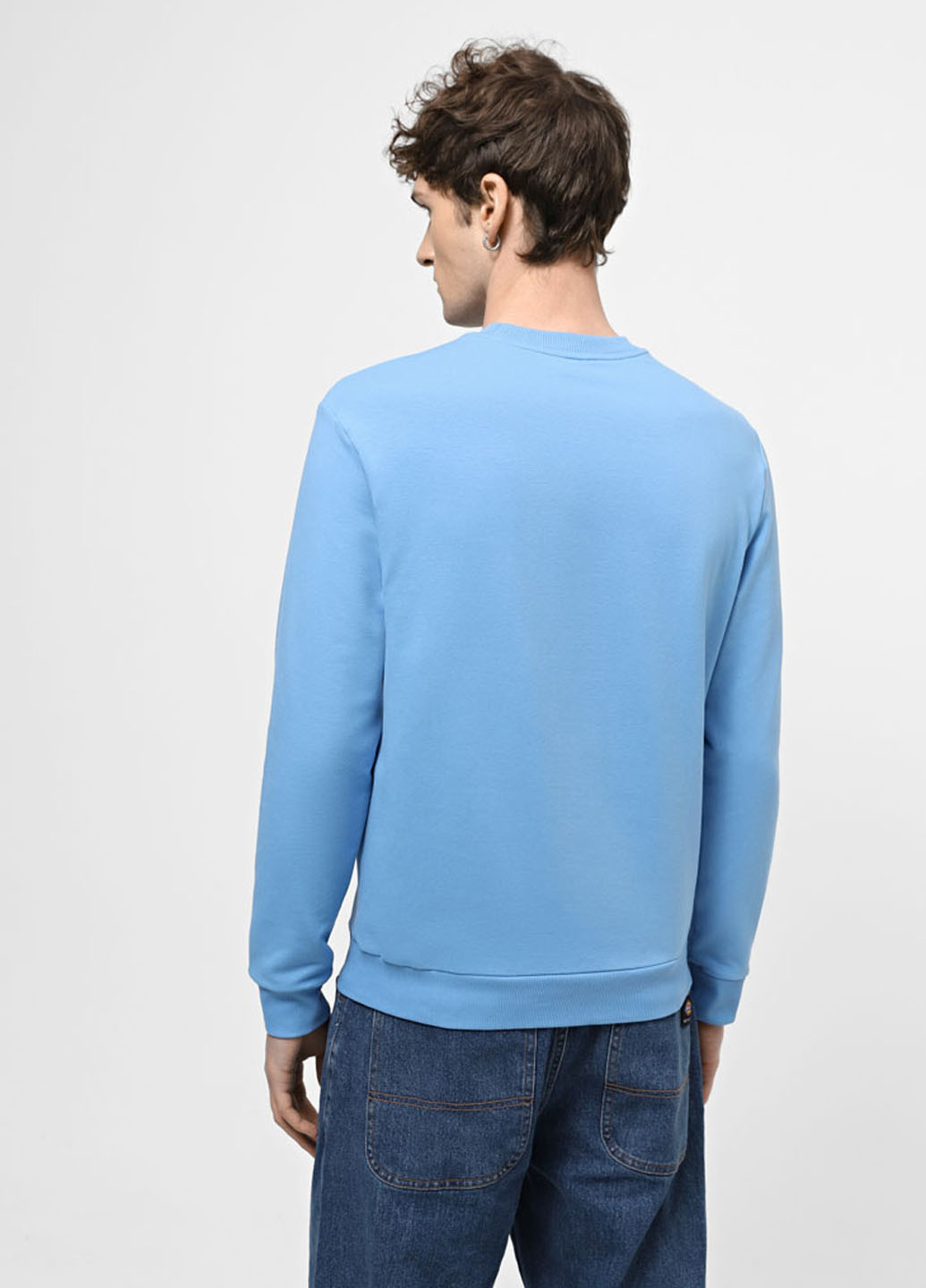 Голубой свитшот Promin однотонный без декора (324145688)