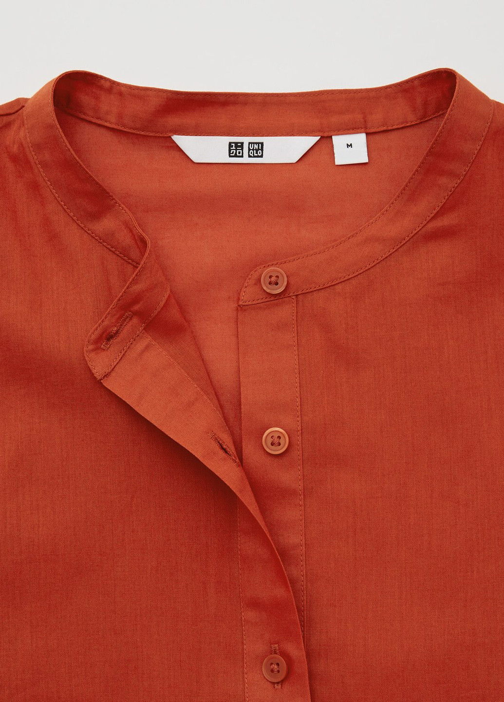 Оранжевая демисезонная блуза Uniqlo