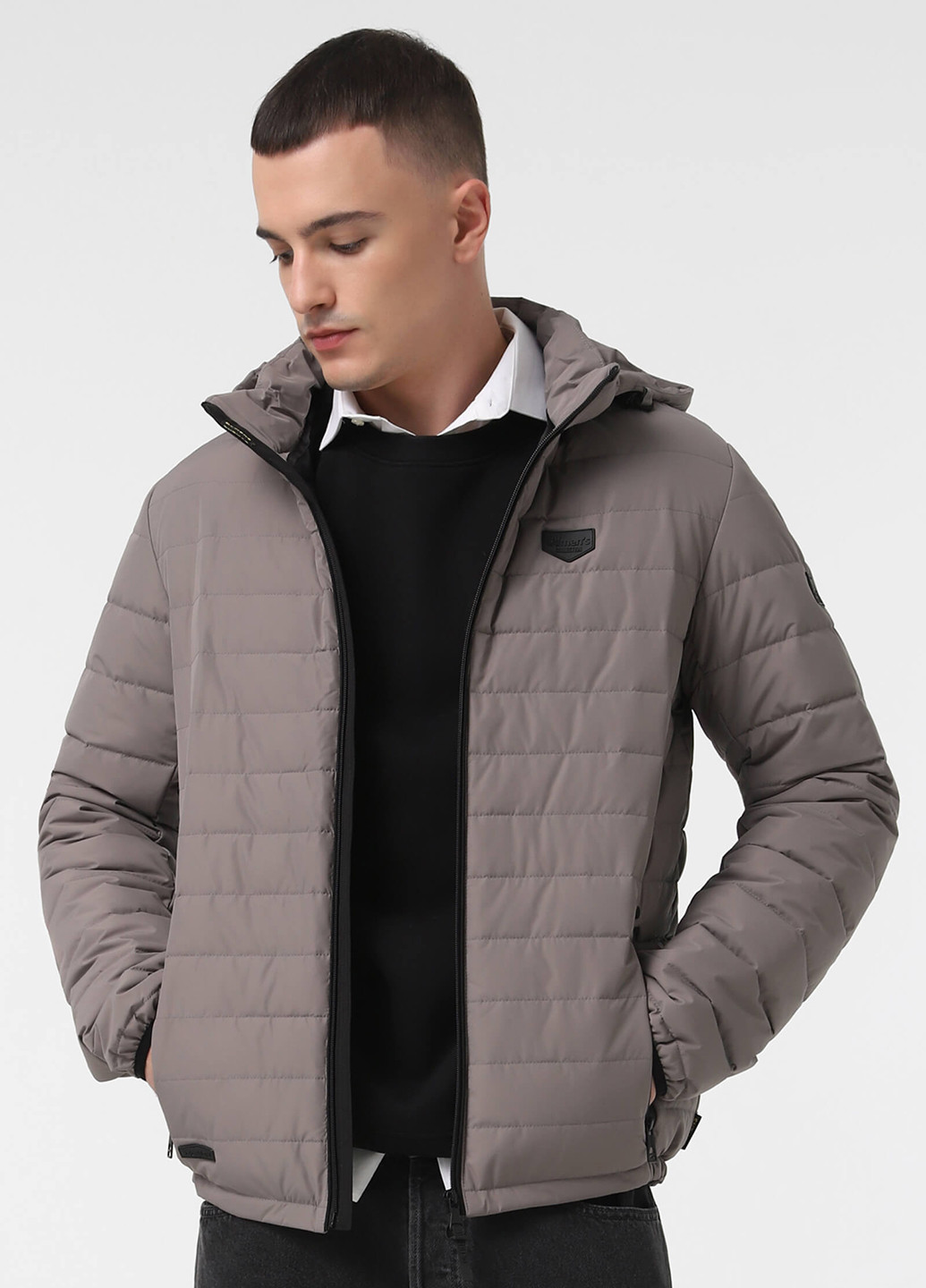 Серая демисезонная куртка Sun's House