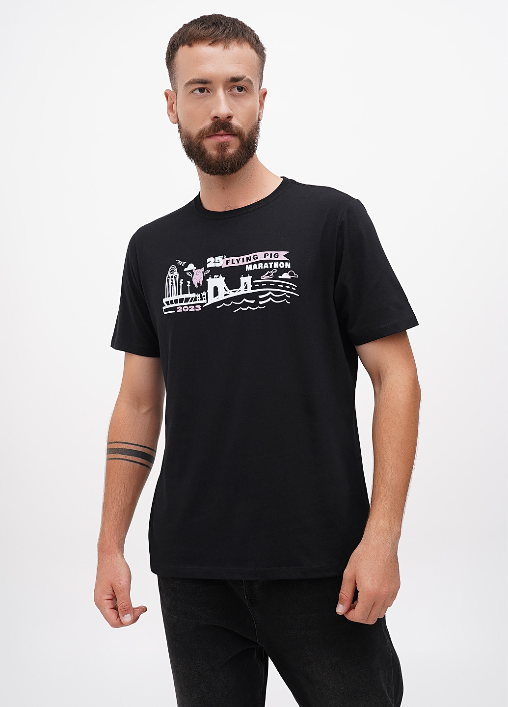 Черная футболка Asics