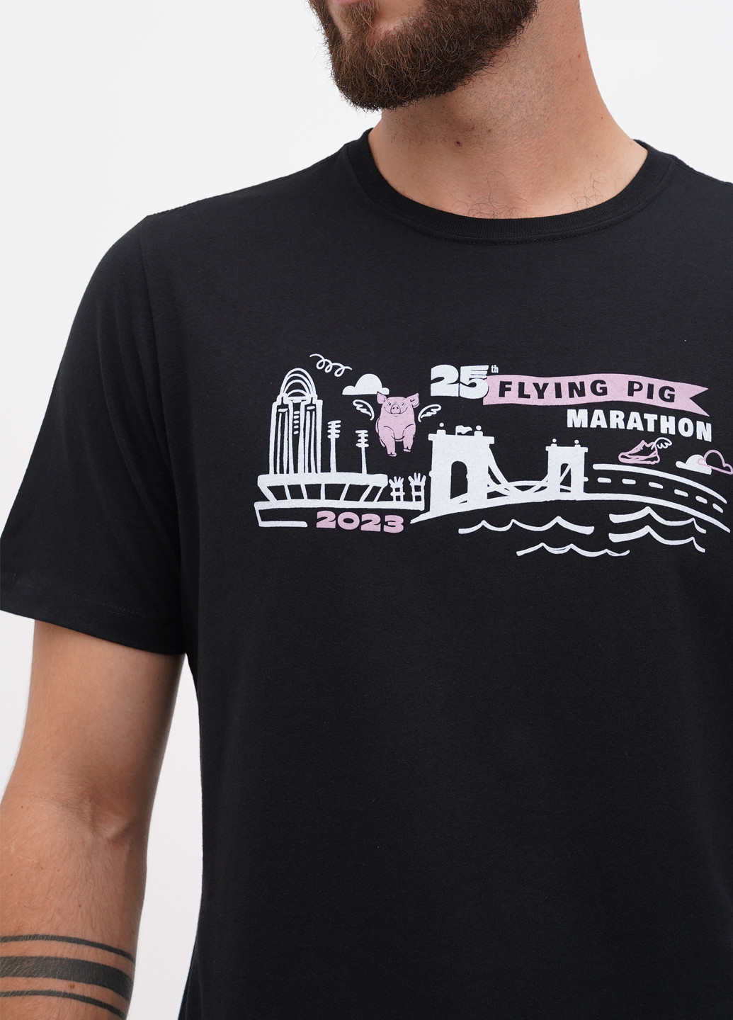 Черная футболка Asics