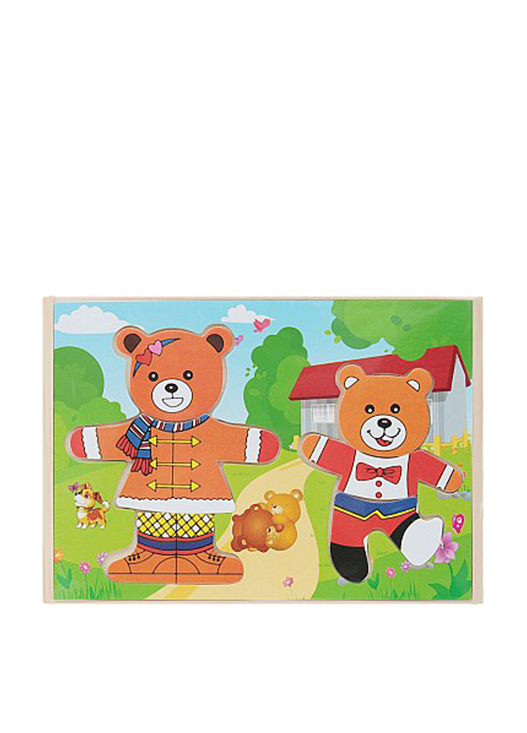 Рамка Два медведя, 22х4х14 см Мир деревянных игрушек (286319912)