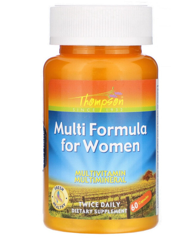 Мультивітамінна формула для жінок Multi Formula for Women 60caps Thompson (254289126)