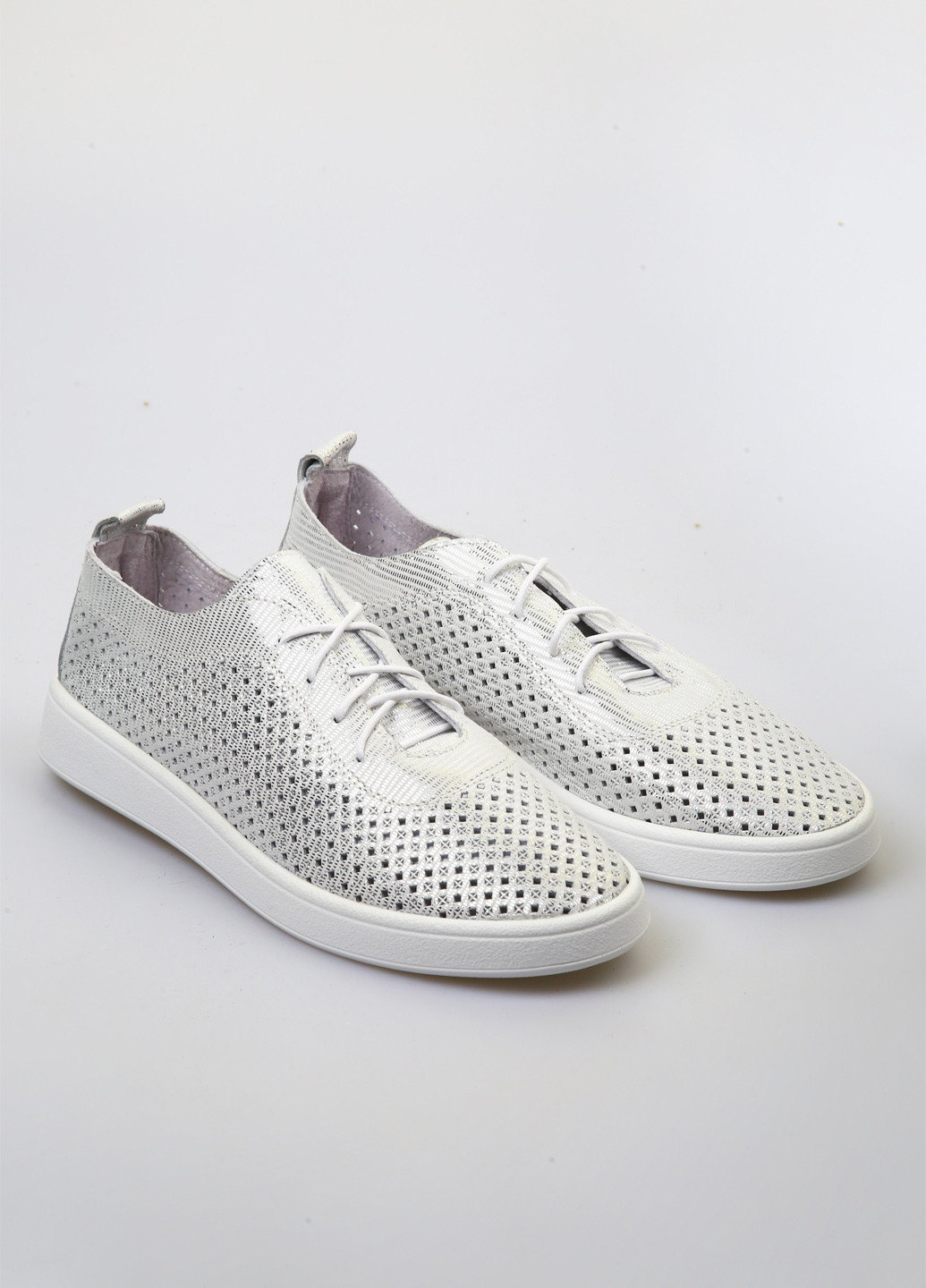 Срібні кеди No Brand