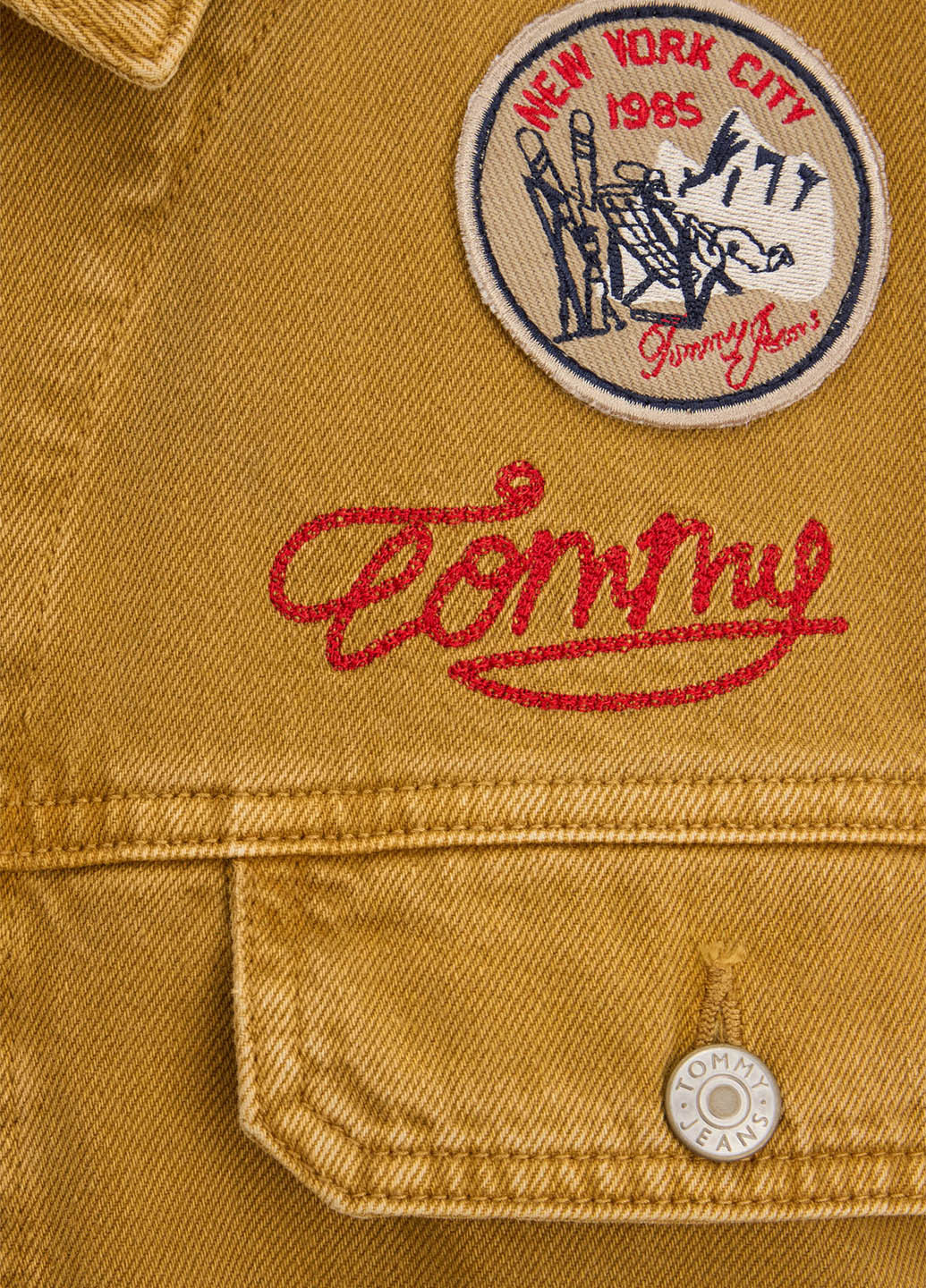 Светло-коричневая демисезонная куртка Tommy Jeans