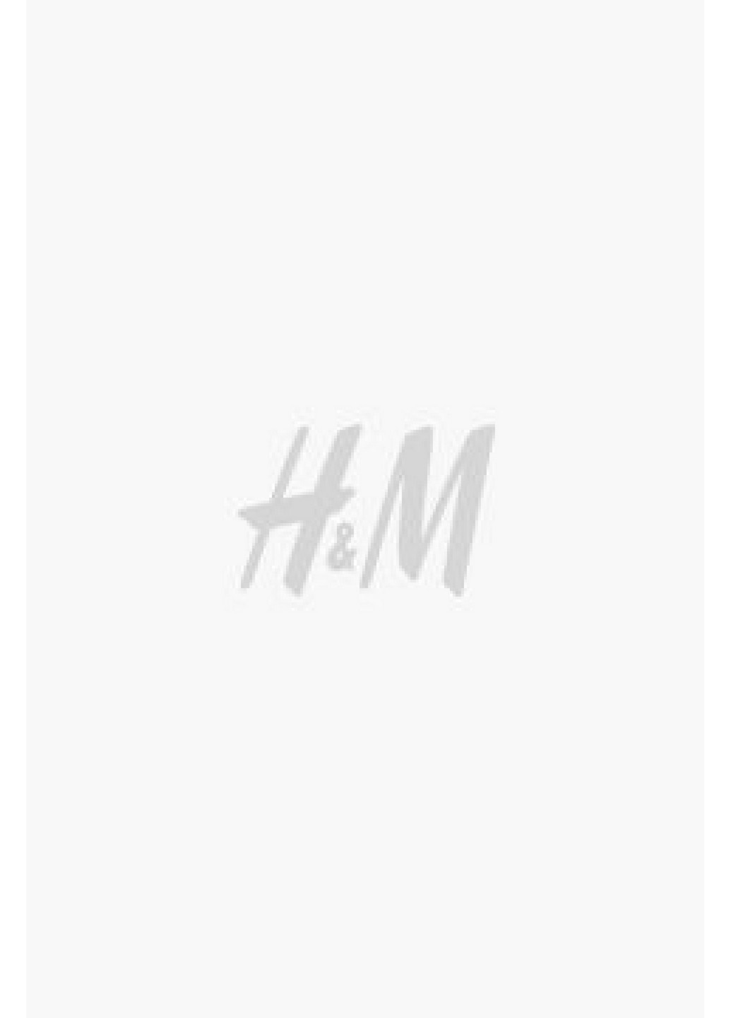 Бежевая кэжуал рубашка однотонная H&M