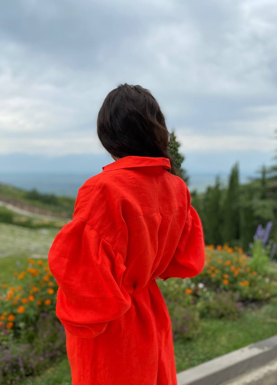 Червона сукня Така Барвиста