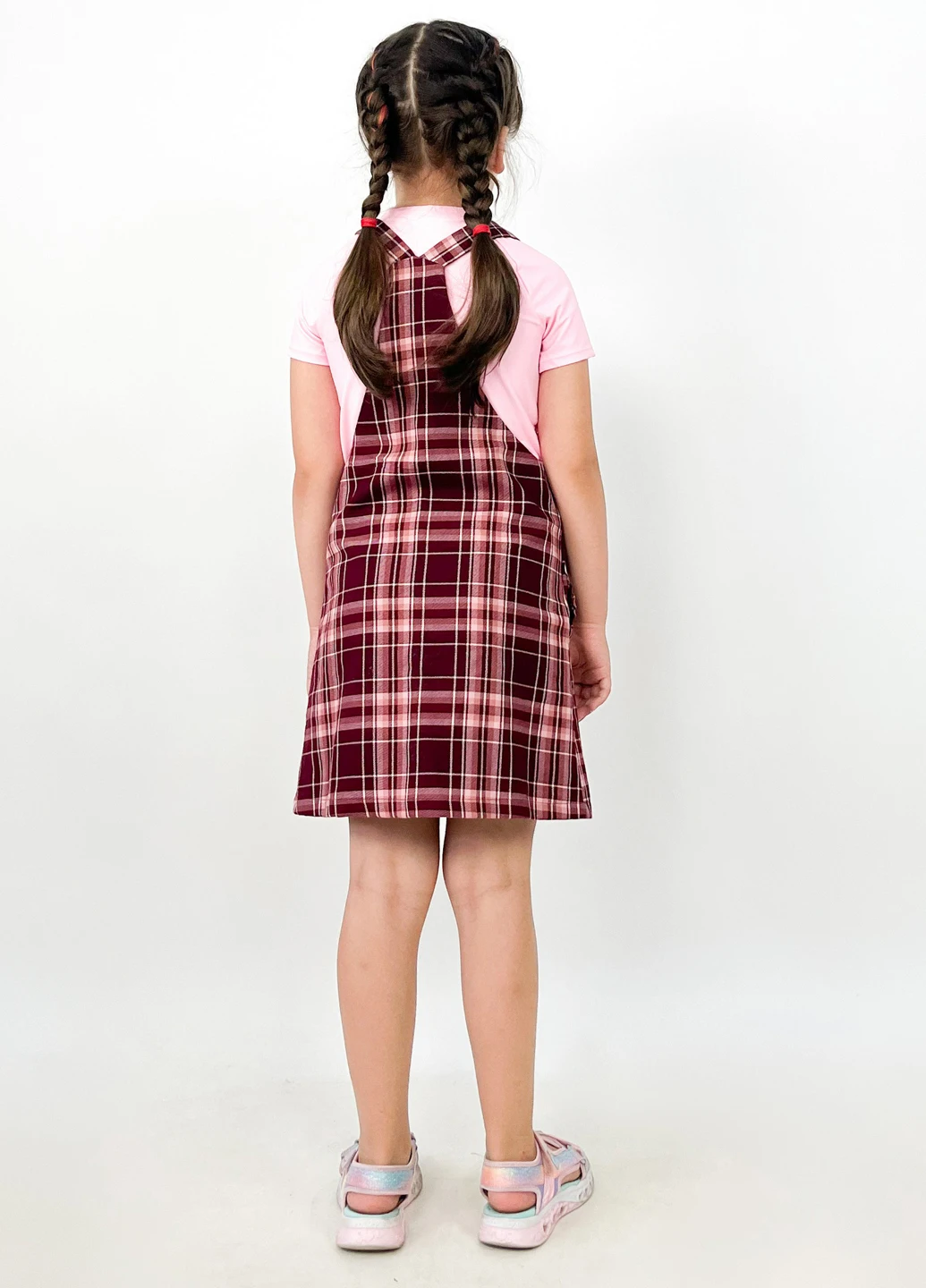 Бордовое платье H&M (301017129)
