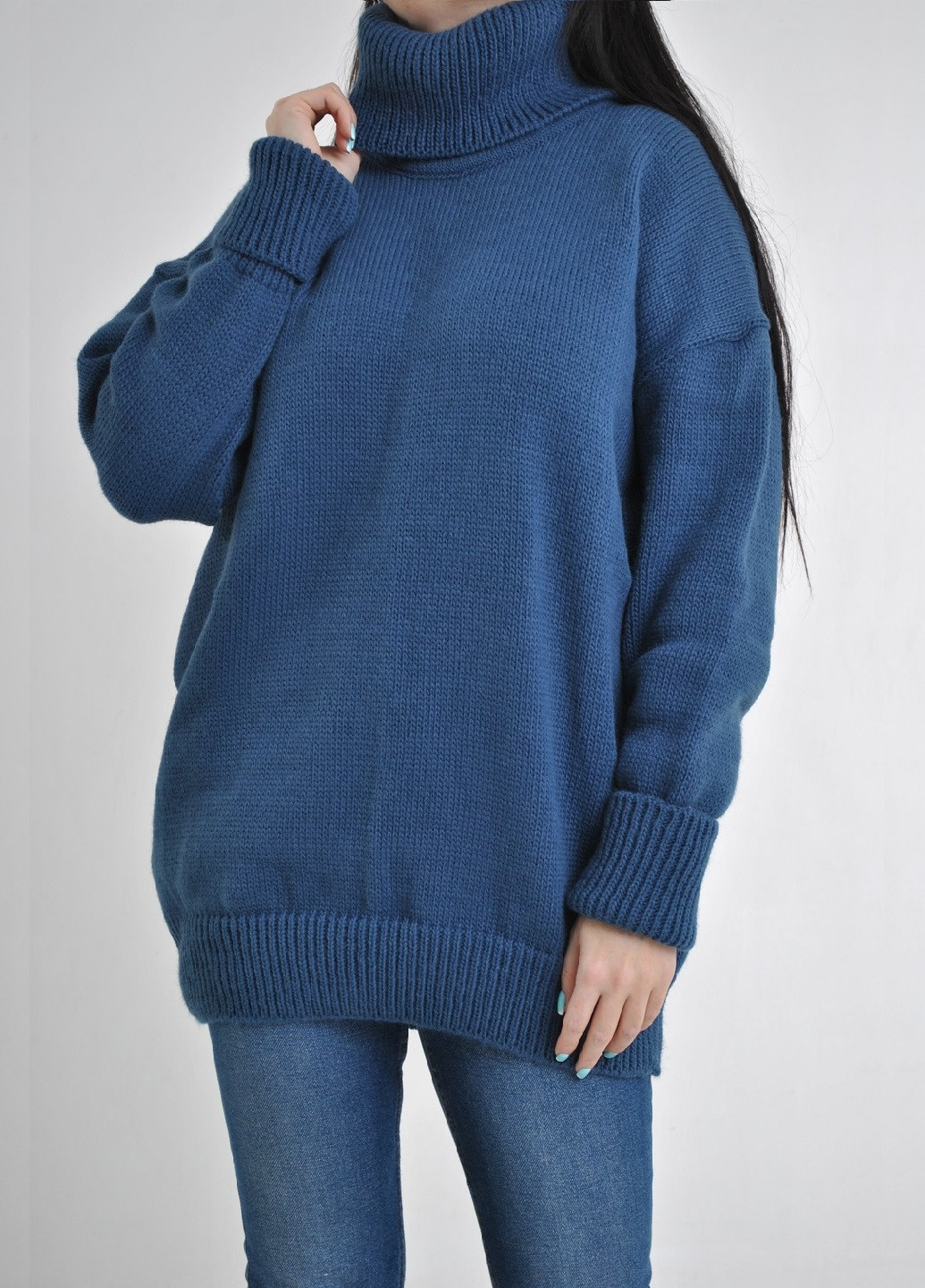 Синій зимовий светр Fashion Club