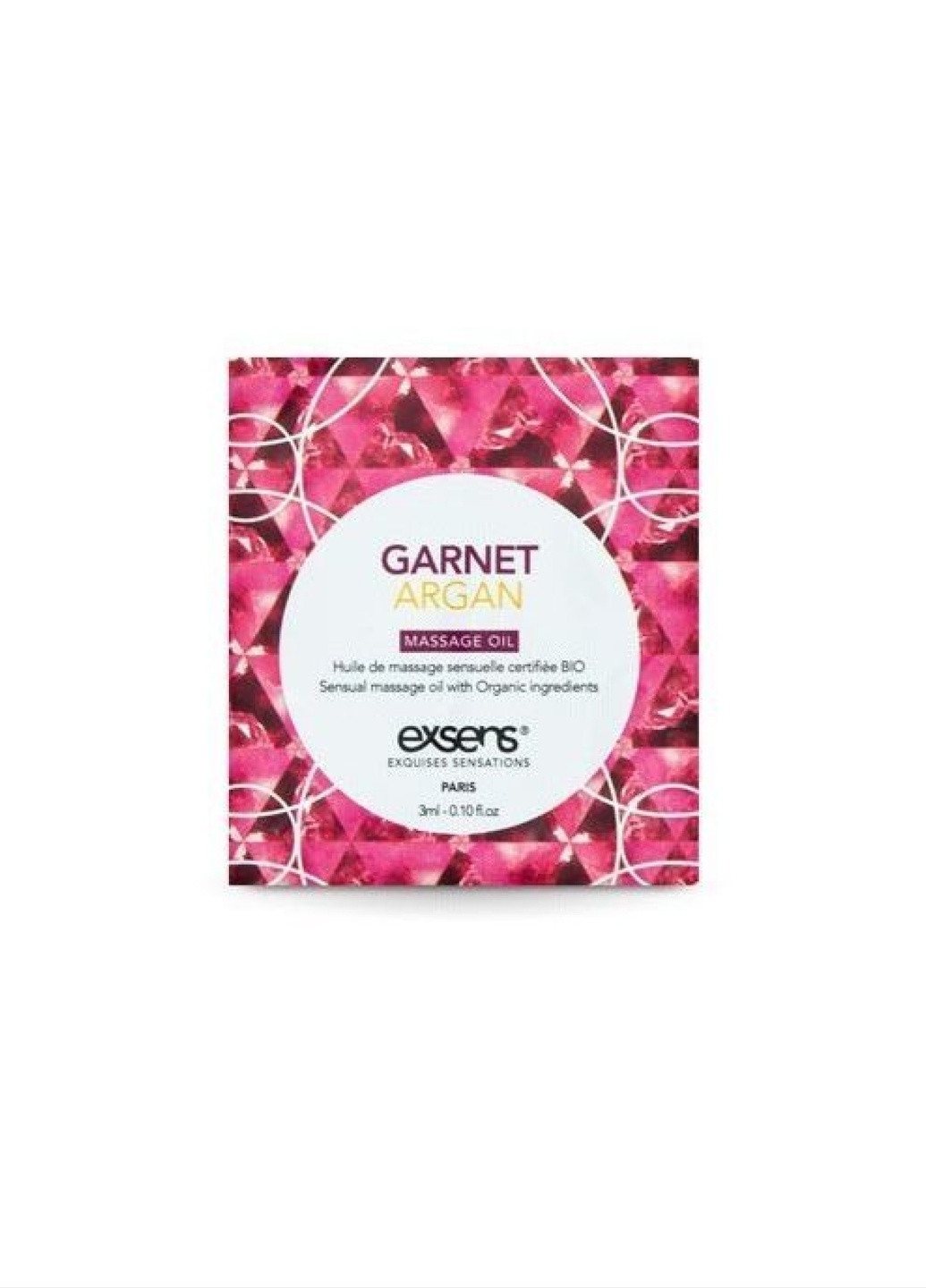Пробник массажного масла Garnet Argan 3мл Exsens (252660944)