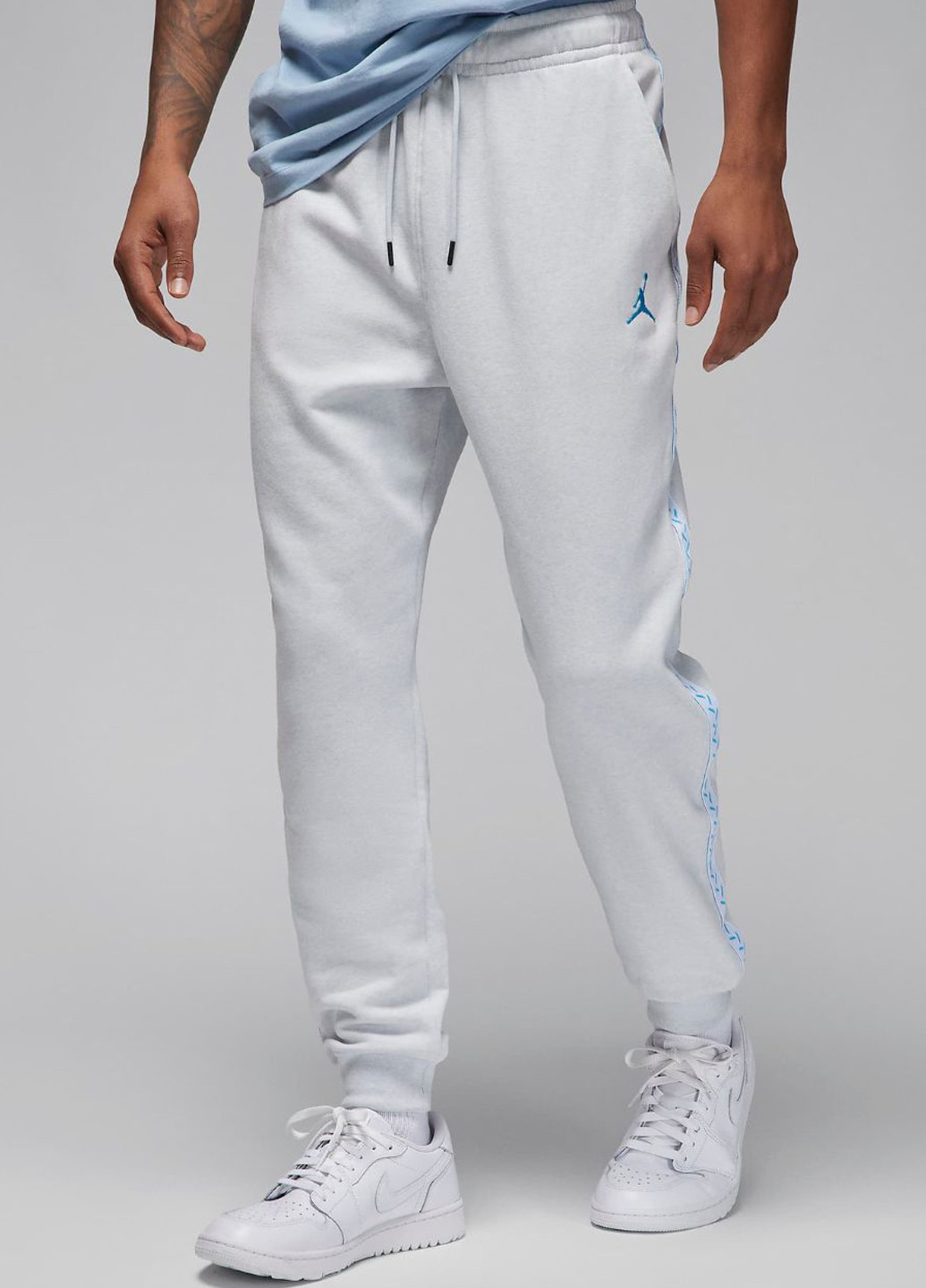 Светло-серые кэжуал, спортивные демисезонные джоггеры брюки Jordan