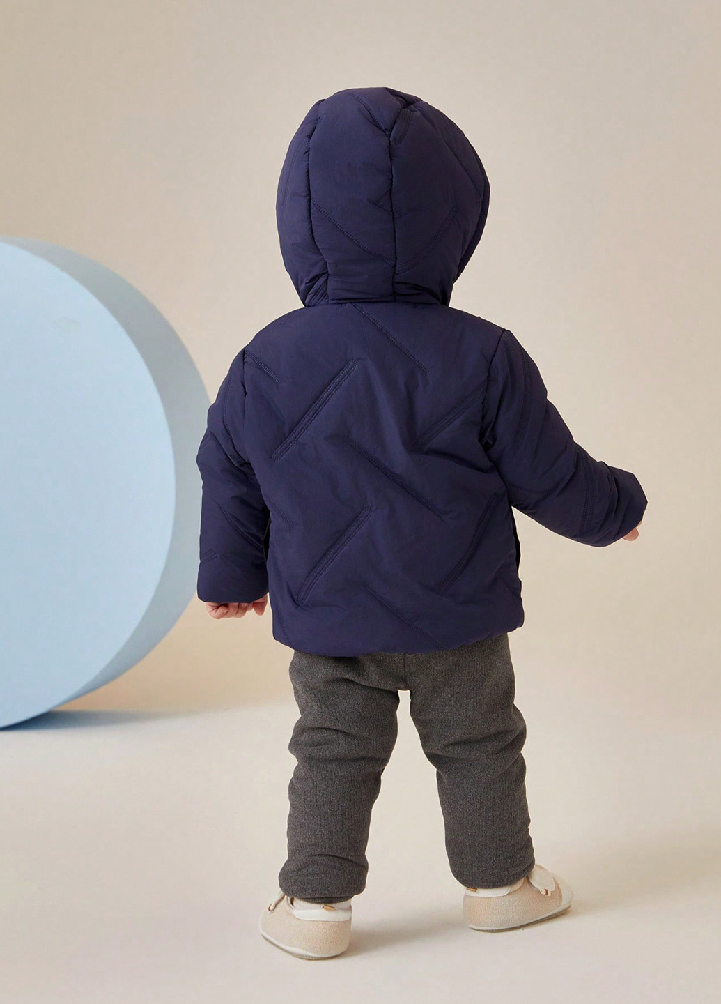 Темно-синяя демисезонная куртка SHEIN