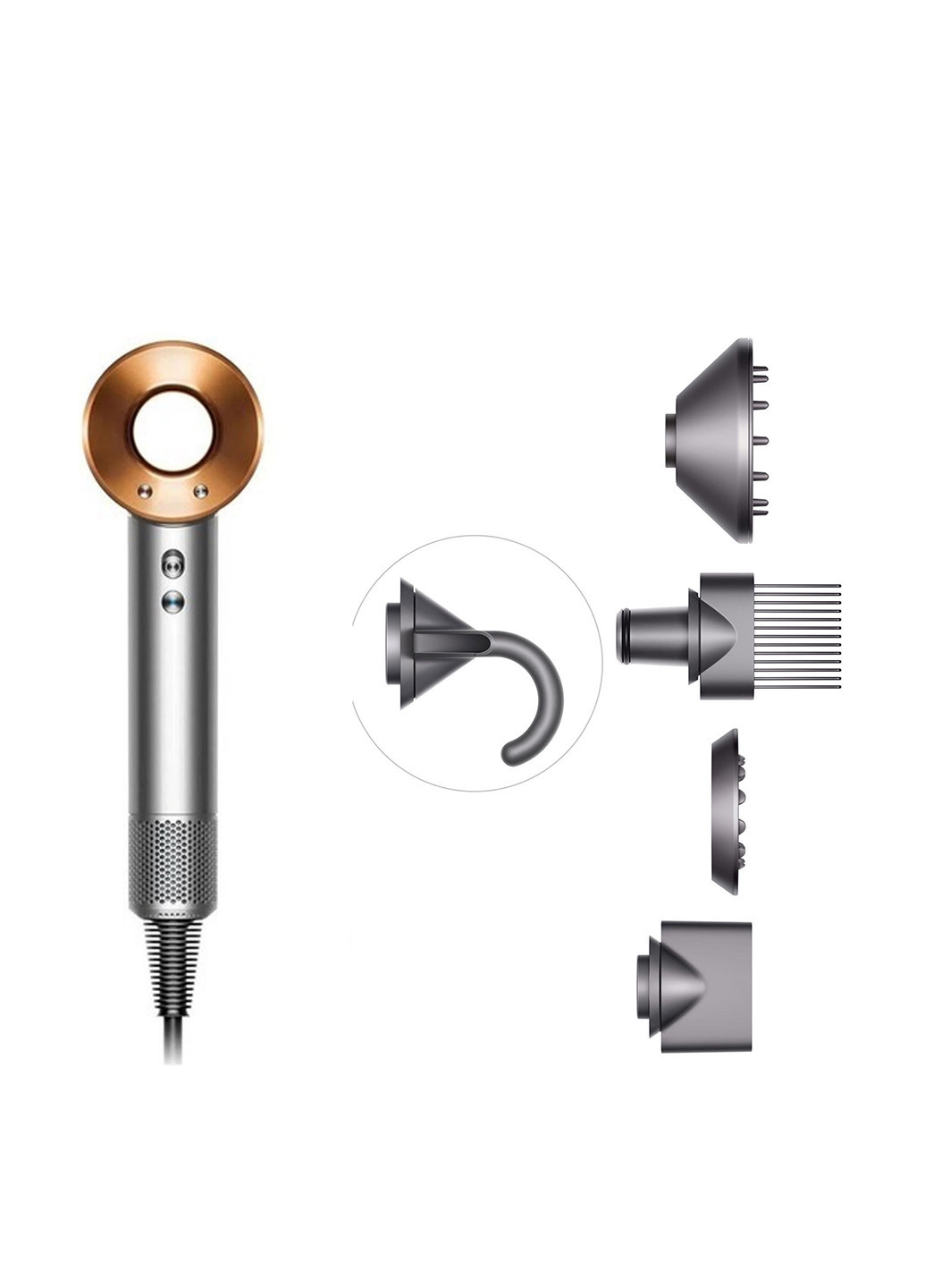 Фен Supersonic HD08 Nickel-Copper Dyson (317420553)