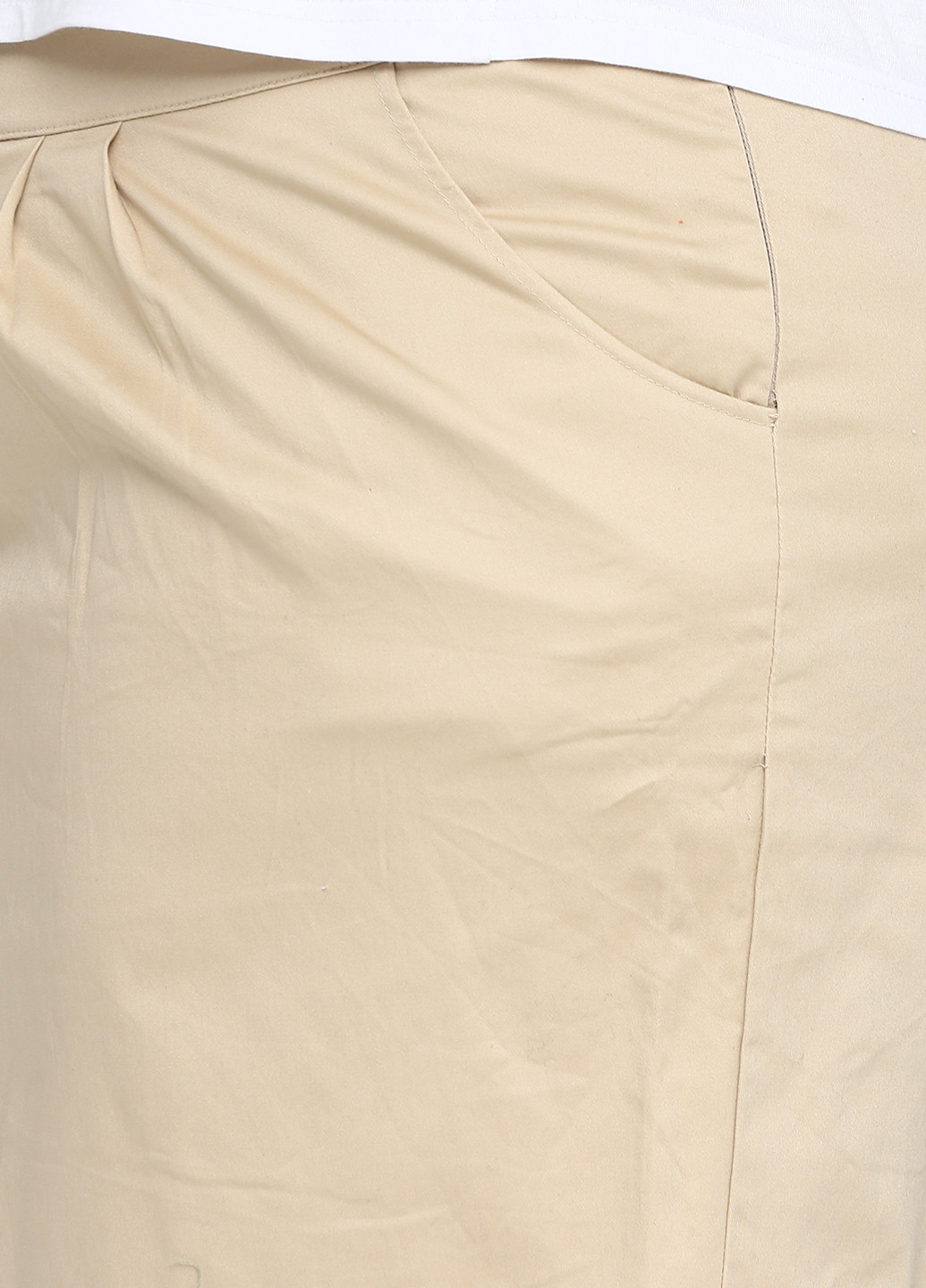 Песочная кэжуал однотонная юбка Mossimo Supply Co мини