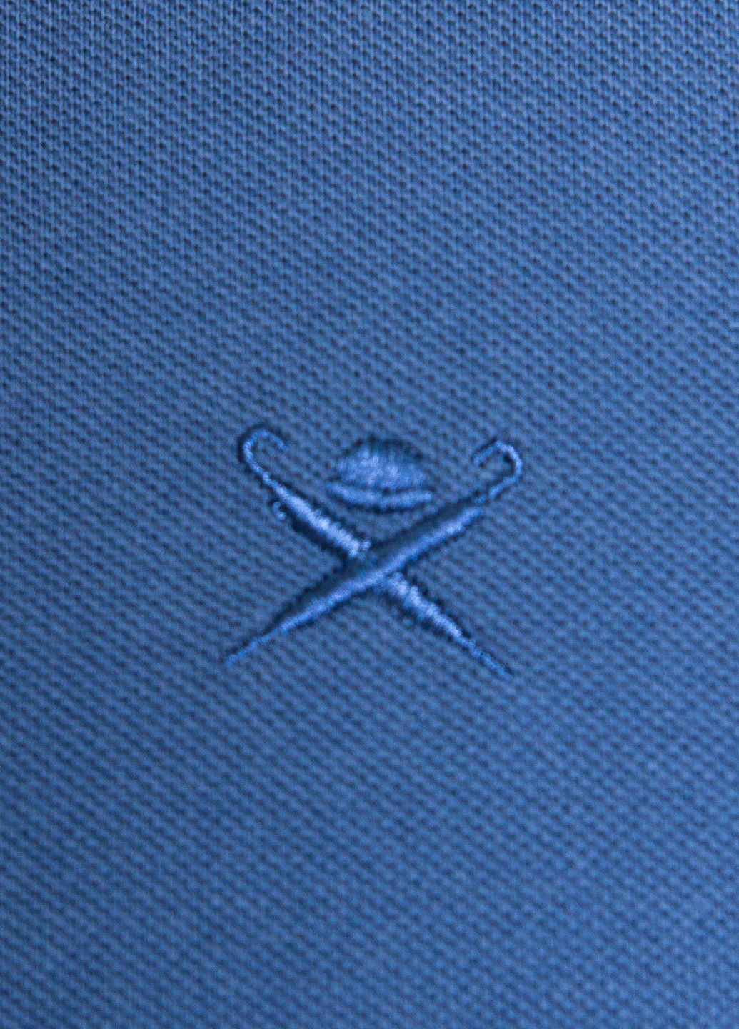 Синяя футболка-поло для мужчин Hackett с логотипом
