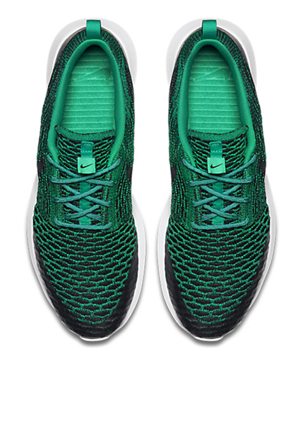 Зеленые демисезонные кроссовки Nike ROSHE NM FLYKNIT SE
