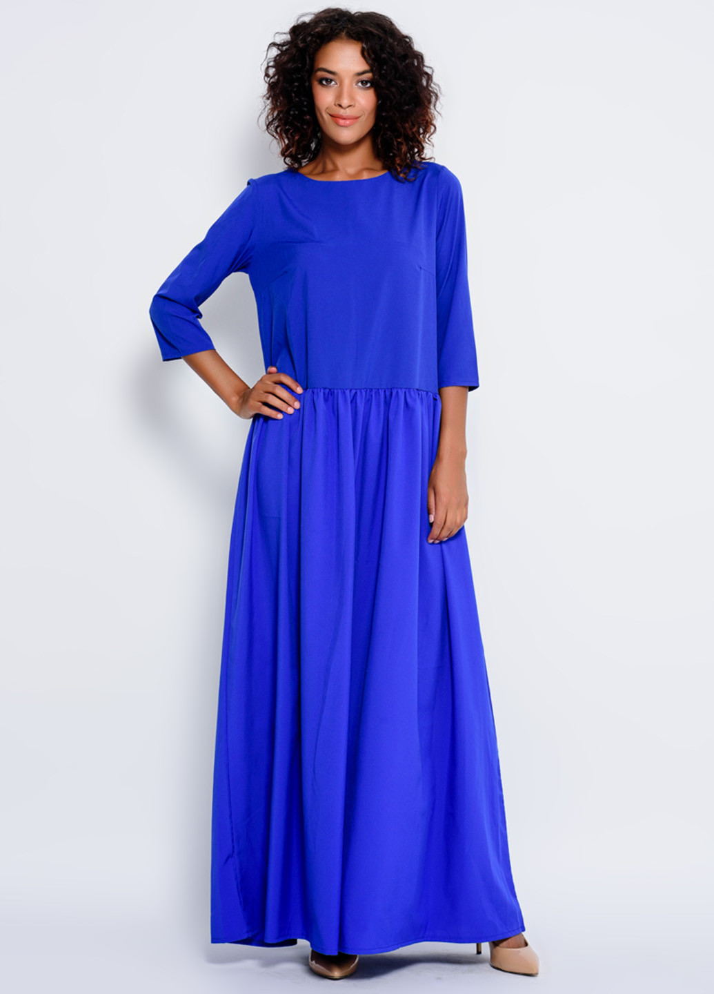 Синя кежуал сукня Issa однотонна