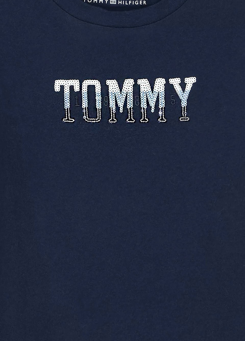 Темно-синя літня футболка Tommy Hilfiger