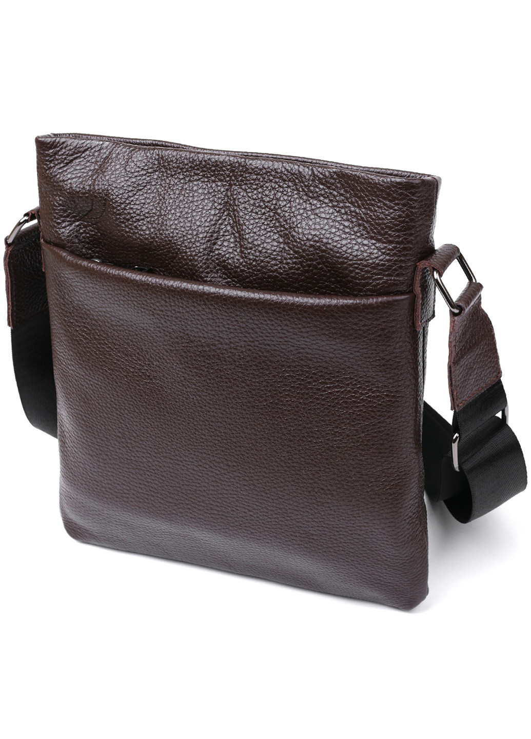 Мужская кожаная сумка через плечо 24х26 см Shvigel (253491136)