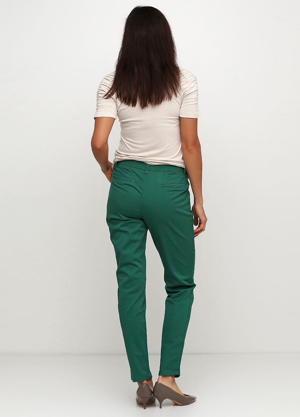 Зеленые демисезонные зауженные джинсы B.C. Best Connections