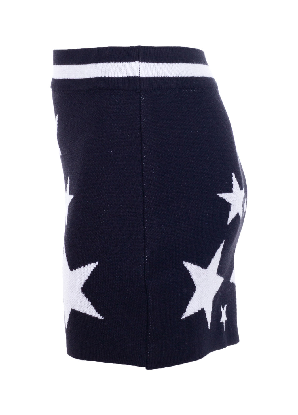 Черно-белая кэжуал с звездным узором юбка Flash карандаш