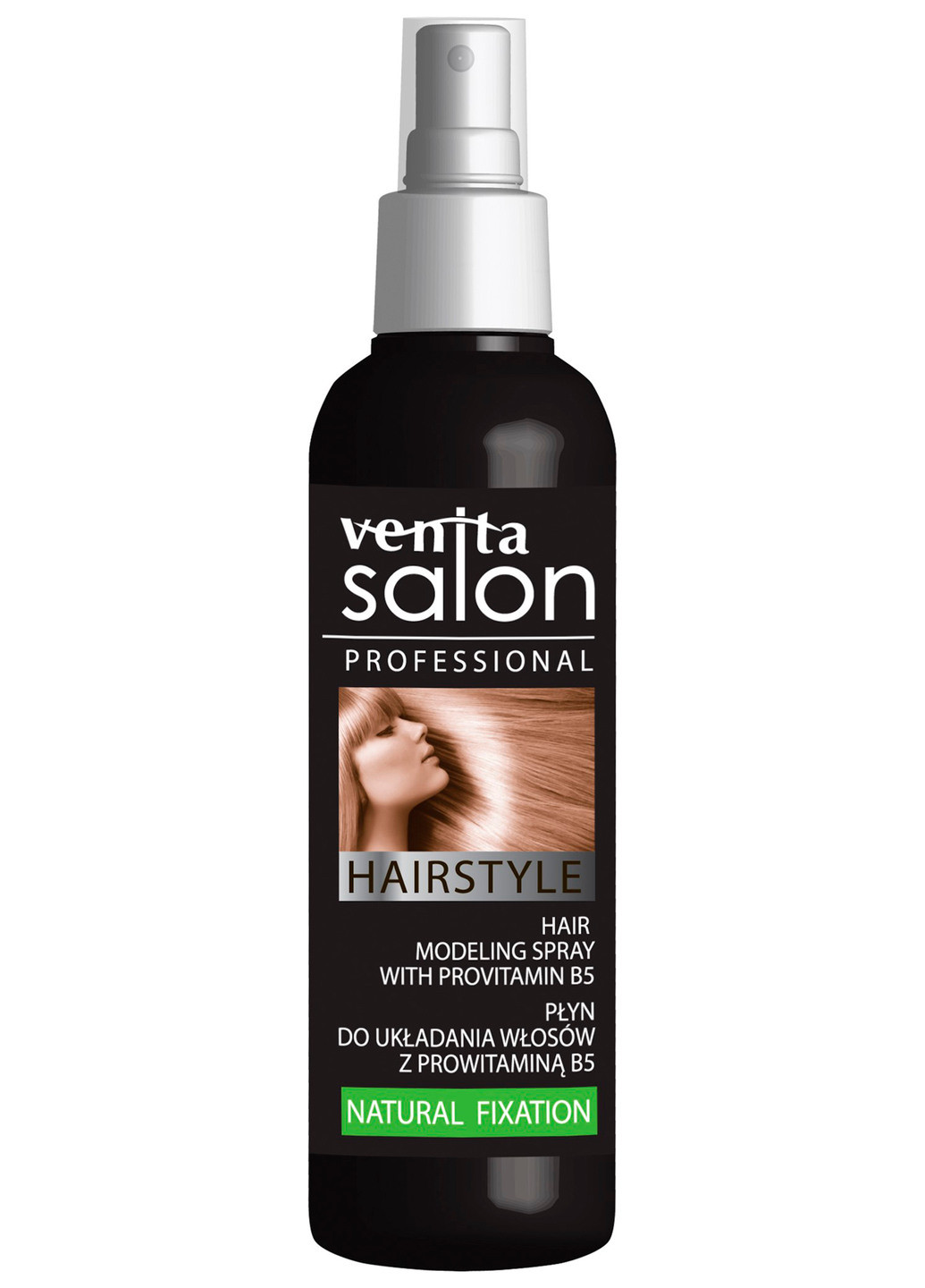 Спрей для волосся Salon Professional Natural Fixation Hair Modeling Spray 130 мл Venita (202165380)