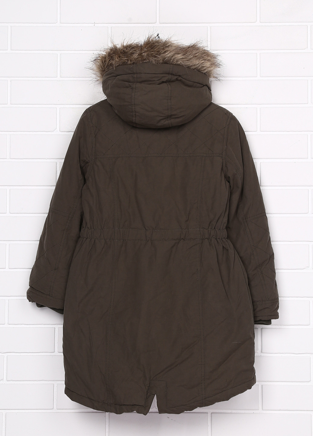 Оливковая (хаки) зимняя куртка FatFace