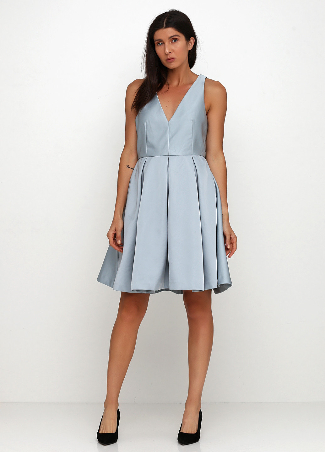 Сіро-голубий вечірня плаття, сукня H&M однотонна