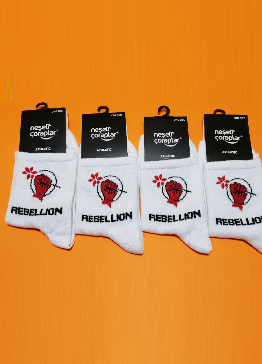 Шкарпетки Neseli Athletic REBELLION LOMM высокие (211942701)