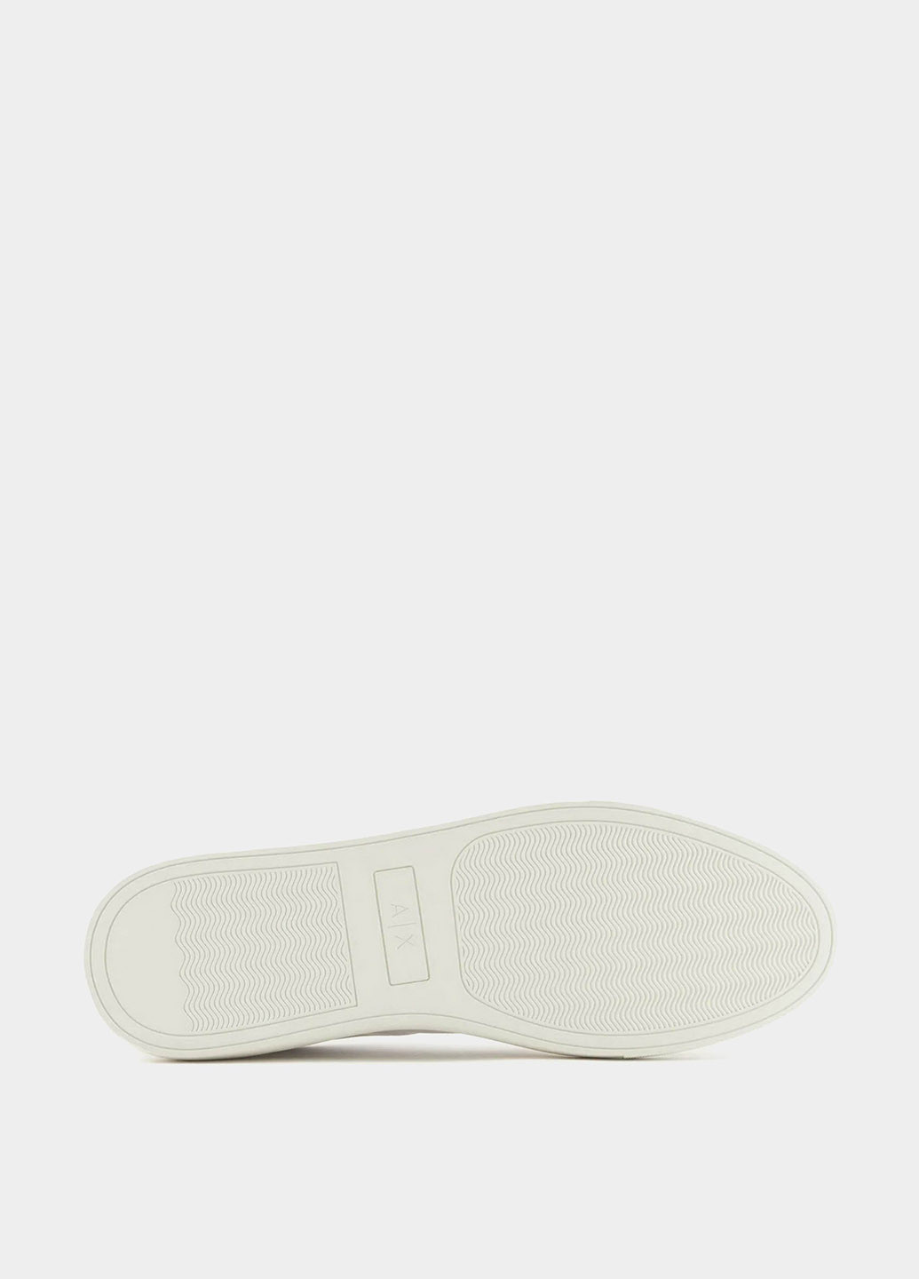 Белые демисезонные кроссовки Armani Exchange