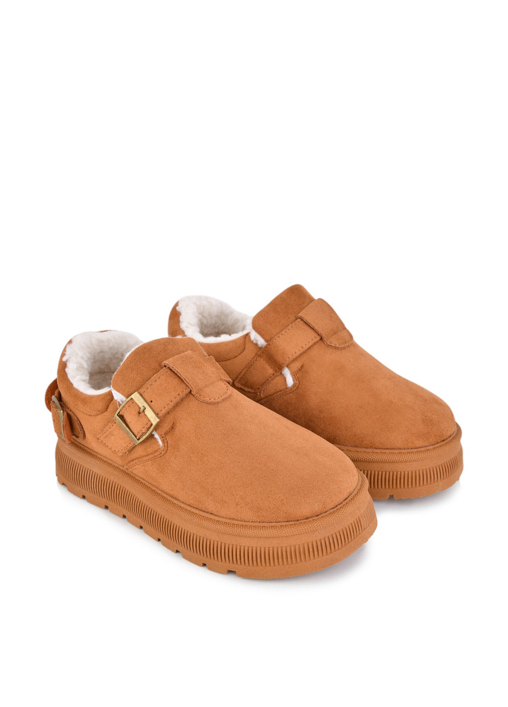 Зимние ботинки Loretta с пряжкой из искусственной замши