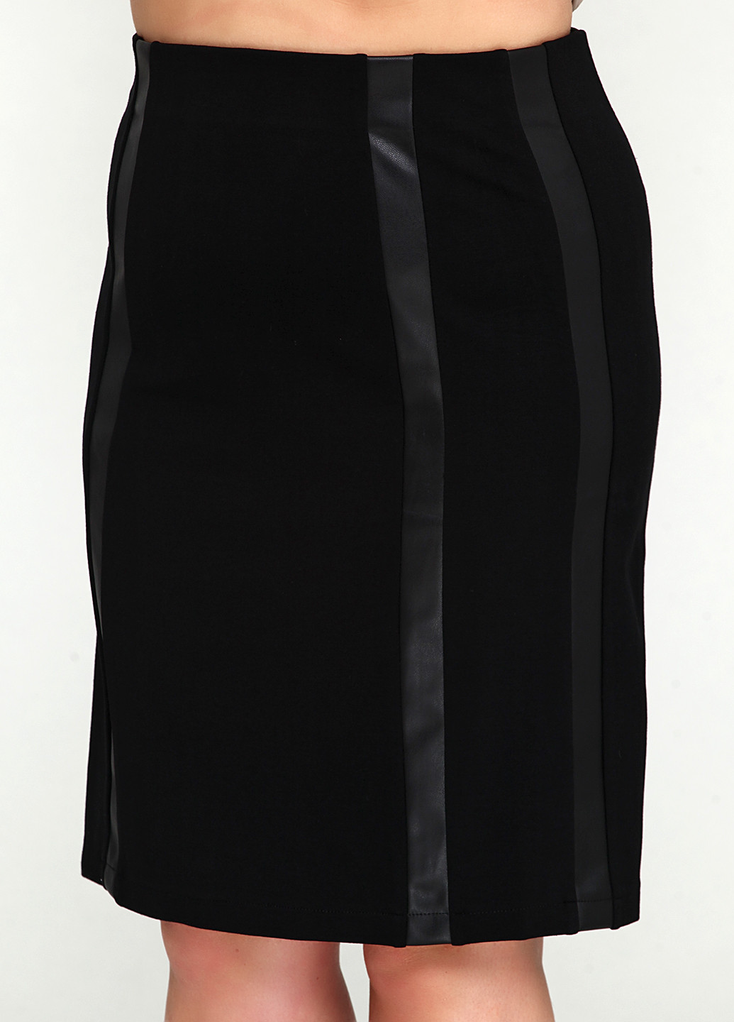 Черная кэжуал однотонная юбка Adia Fashion мини