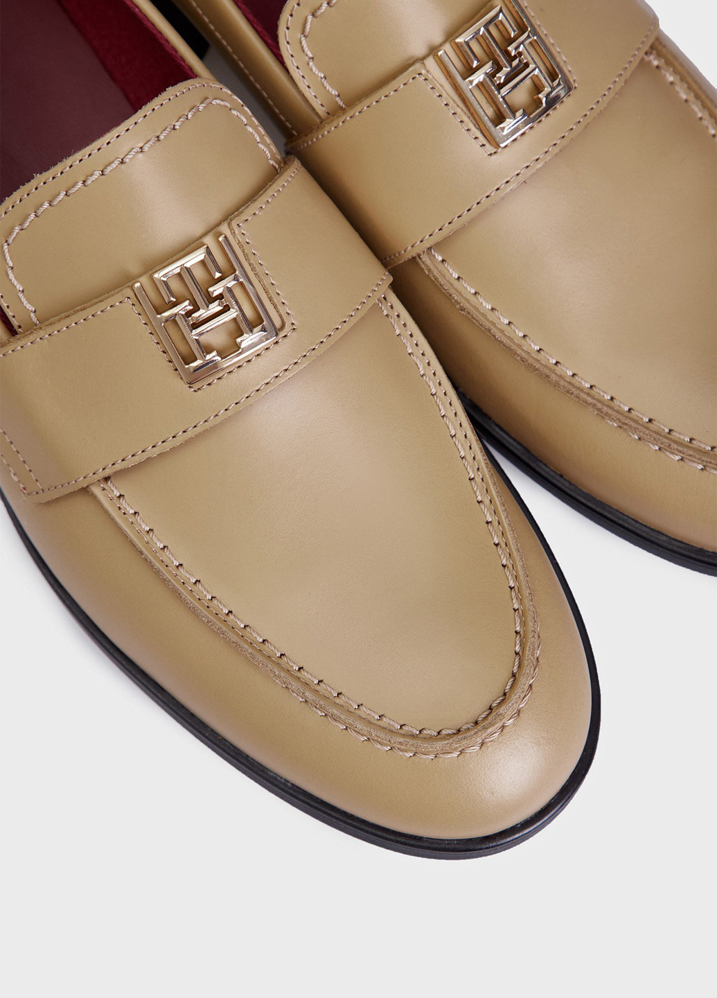 Tommy Hilfiger Туфли лоферы бежевый з натуральная кожа, сша — демисезон (315647494)