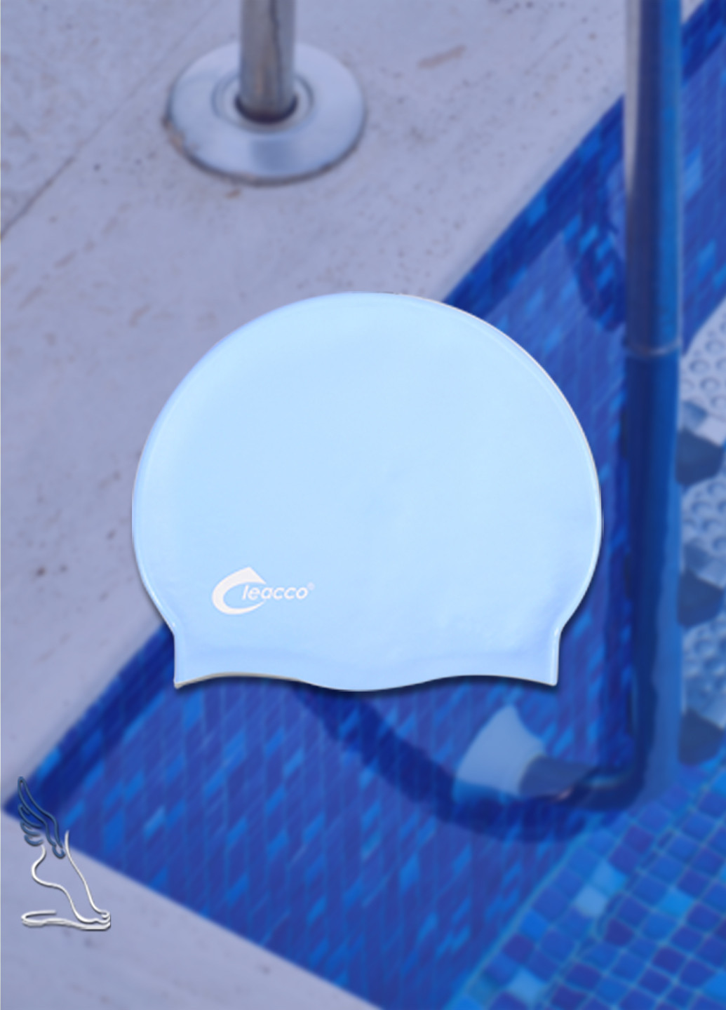 Силіконова шапочка для плавання Leacco від7років, універсальна No Brand (251131777)