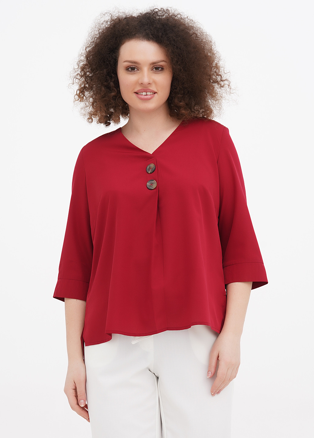 Бордова блузка Minus