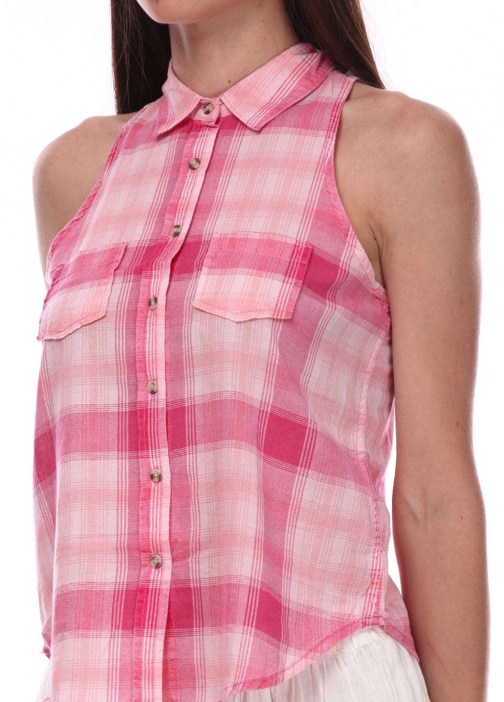 Розовая летняя блуза Colin's