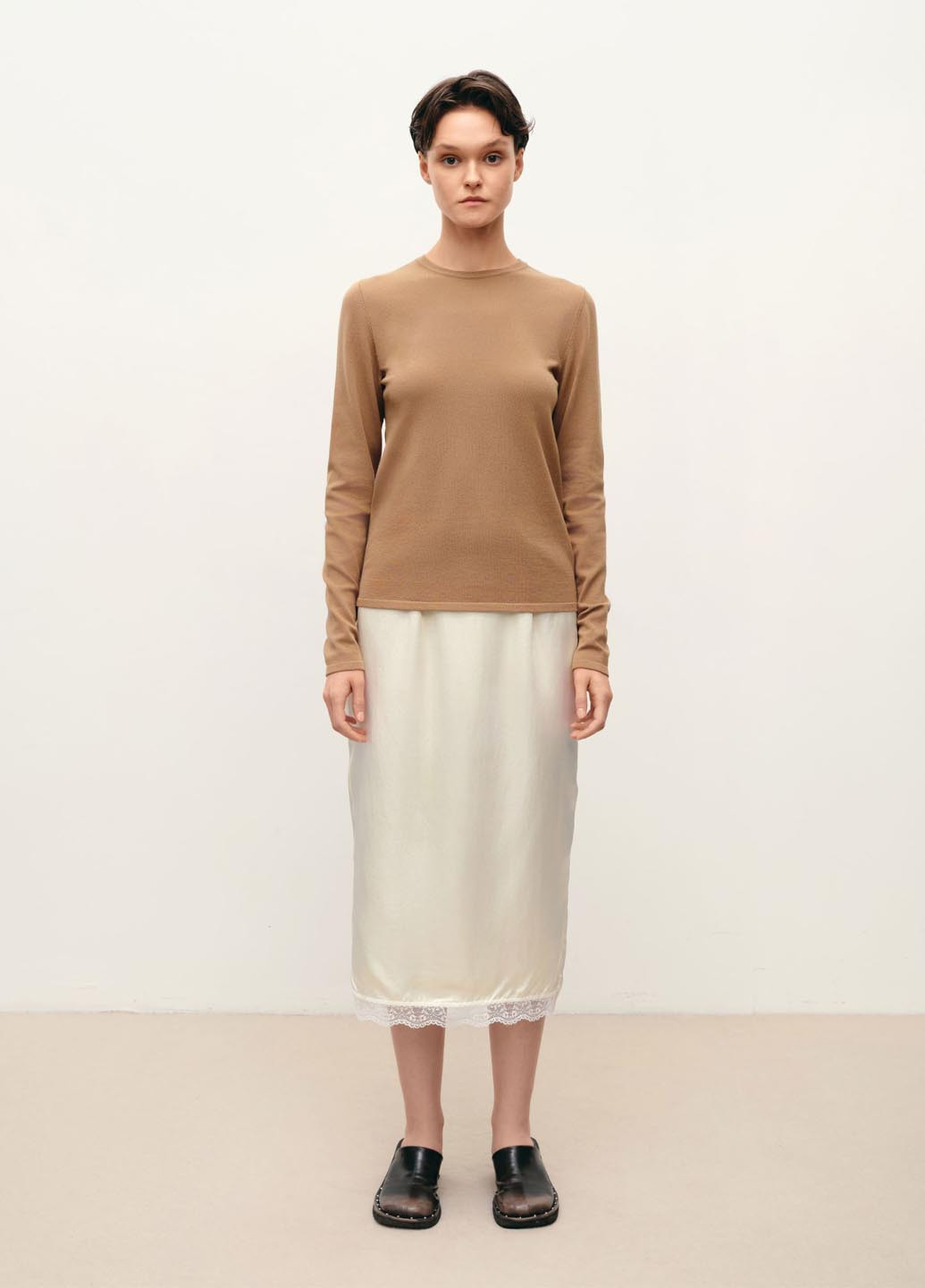 Темно-бежевый демисезонный джемпер джемпер JUL