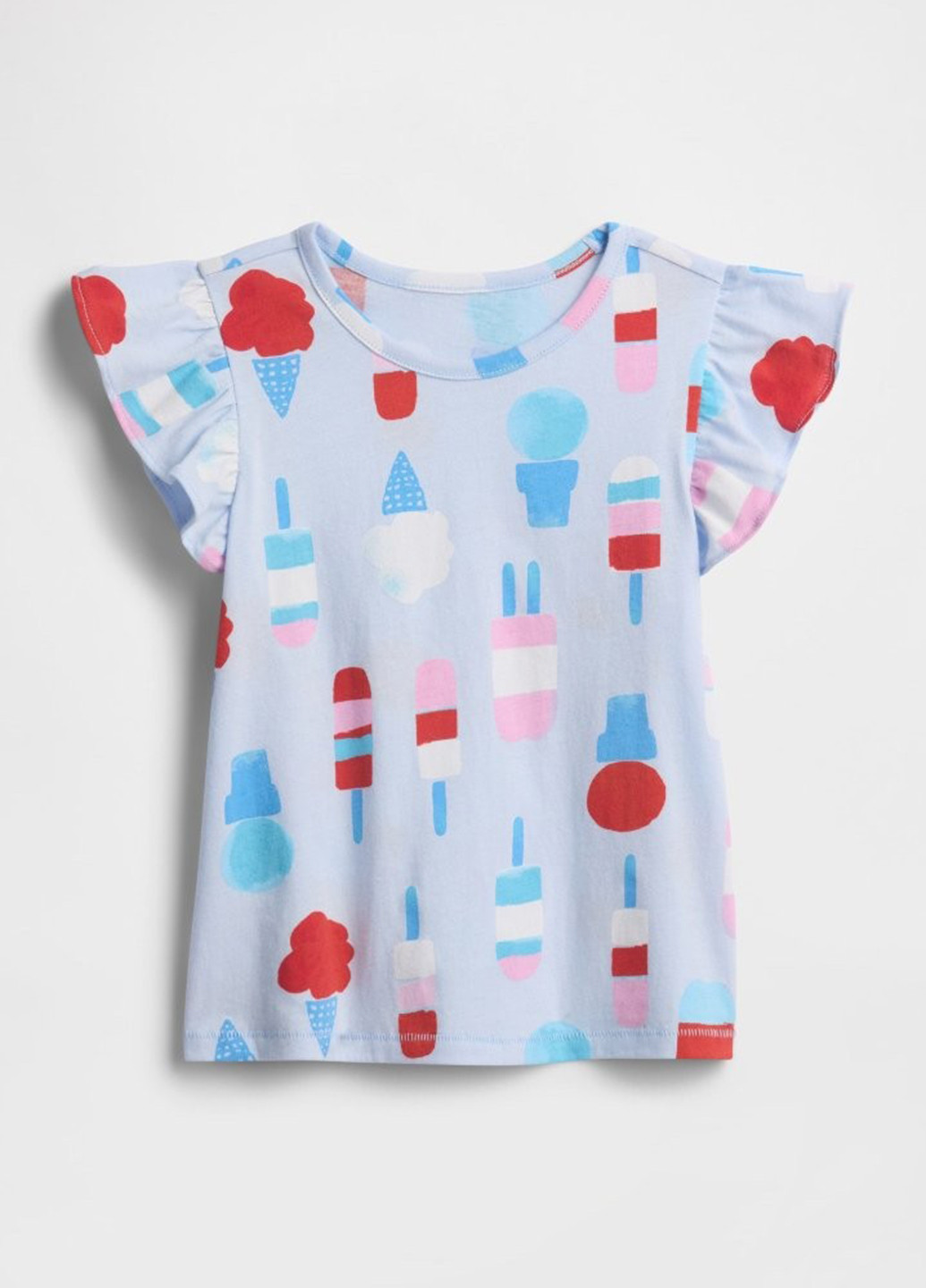 Блакитний літній комплект (туніка, шорти) Gap