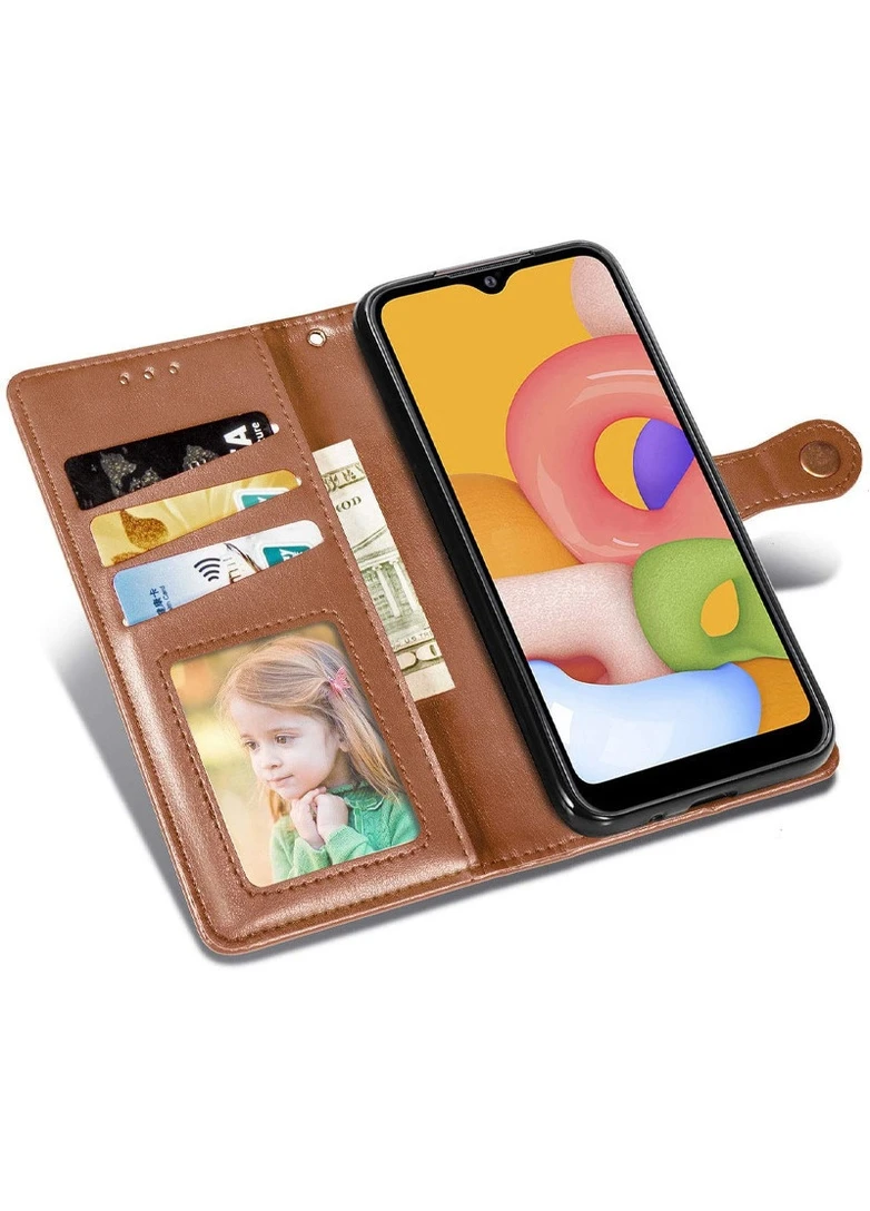 Шкіряний чохол книжка Gallant (PU) для Oppo A73 Коричневий (is_00000040377_2) Getman (250499280)
